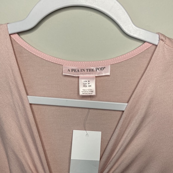 NWT Pea in Pod Maternity and Nursing Top Pink Size Small - Picture 4 of 6
